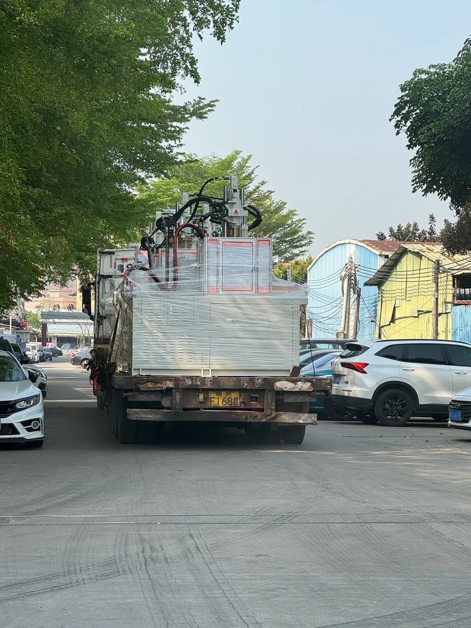 Machines leaving the plant