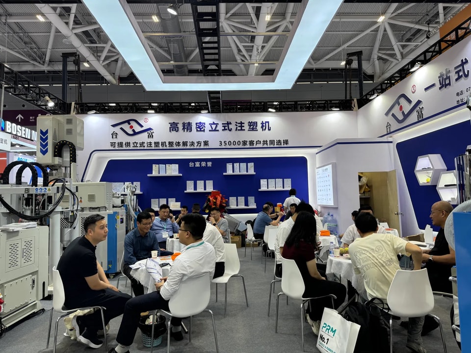 The TAIFU booth at an industry exhibition
