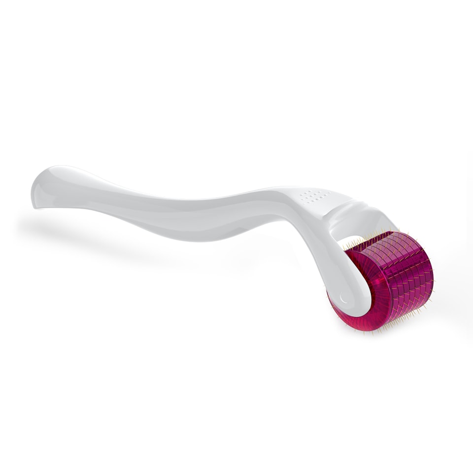 Rodillo dérmico de titanio individual de 0,5 mm con muestra gratis para terapia de microneedling para cicatrices
