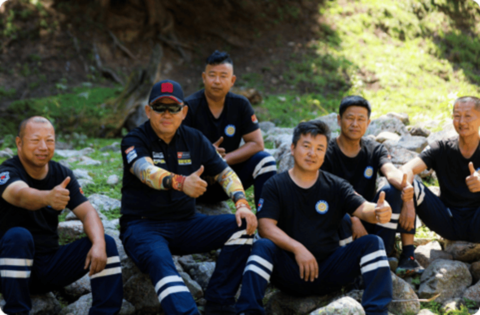 Shandong Off-road e-Tribe Emergency Rescue Team service scene