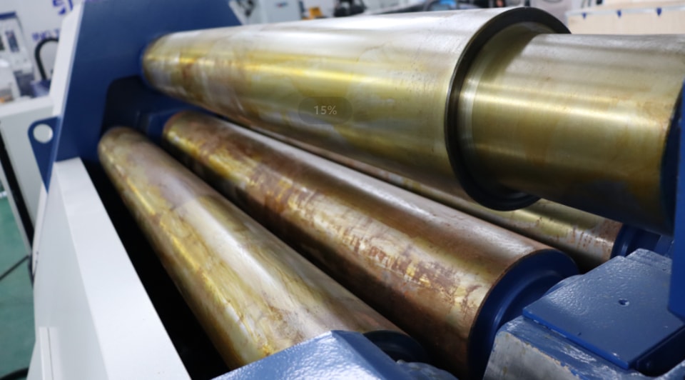 What are the rolling performance requirements for a four-roll plate bending machine?
