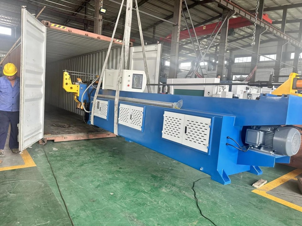 How does the delivery time of the pipe bending machine affect your production?
