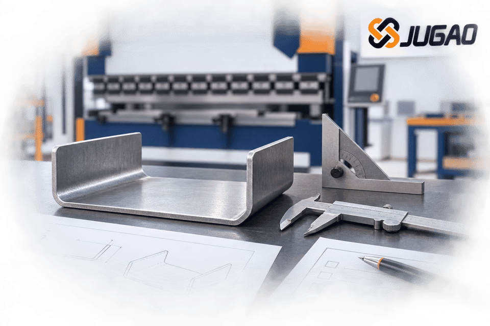 Formed sample, measuring tools and acceptance checklist.