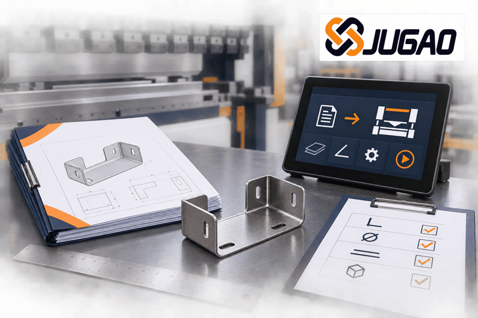 Part drawing, approved sample and setup information for production.