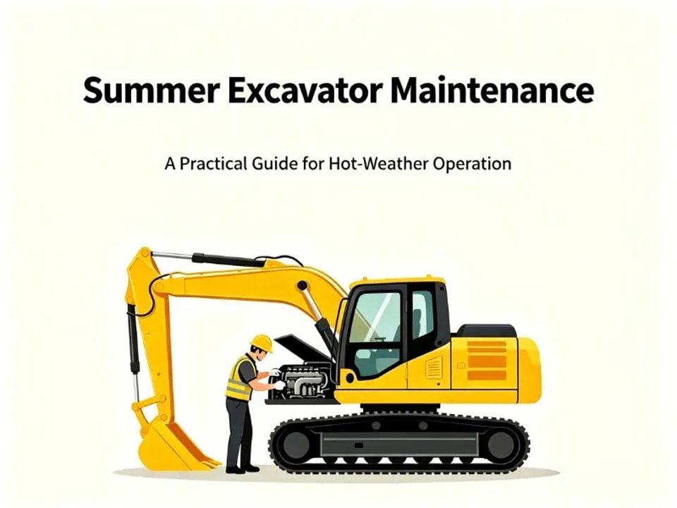 Mantenga su excavadora a buena temperatura: consejos prácticos para el verano