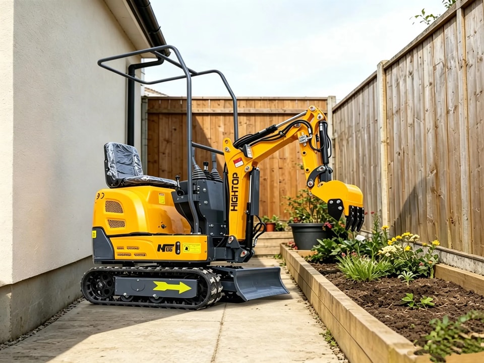 Miniexcavadoras Hightop: tamaño compacto, gran capacidad de carga