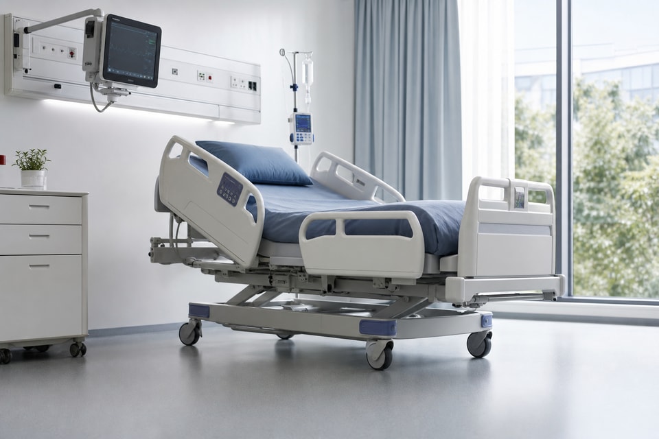 Medical bed actuator application