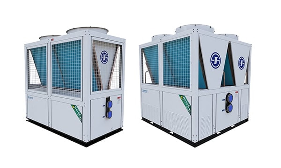 Air source heat pump for heating