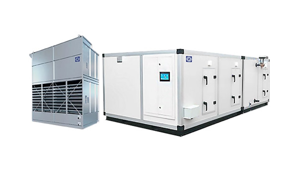 Evaporative Cooling Packaged DX Unit