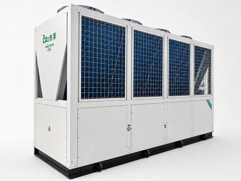Large-Scale Ultra-Low Temperature CO₂ Cascade Heat Pump Water Heater