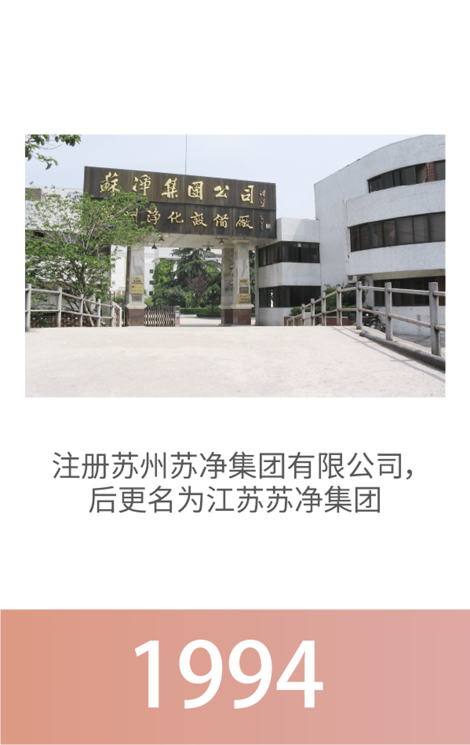 1994: Sujing Group Registered
