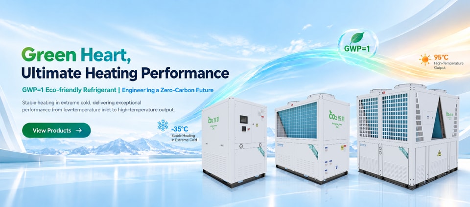 CO2 Heat Pump Green Heart Heating Performance