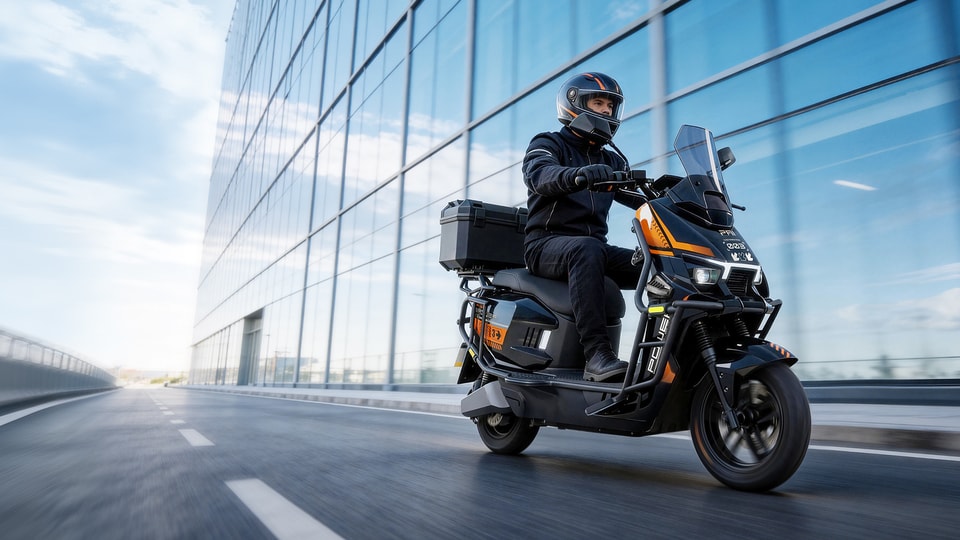 Electric motorcycle image 1