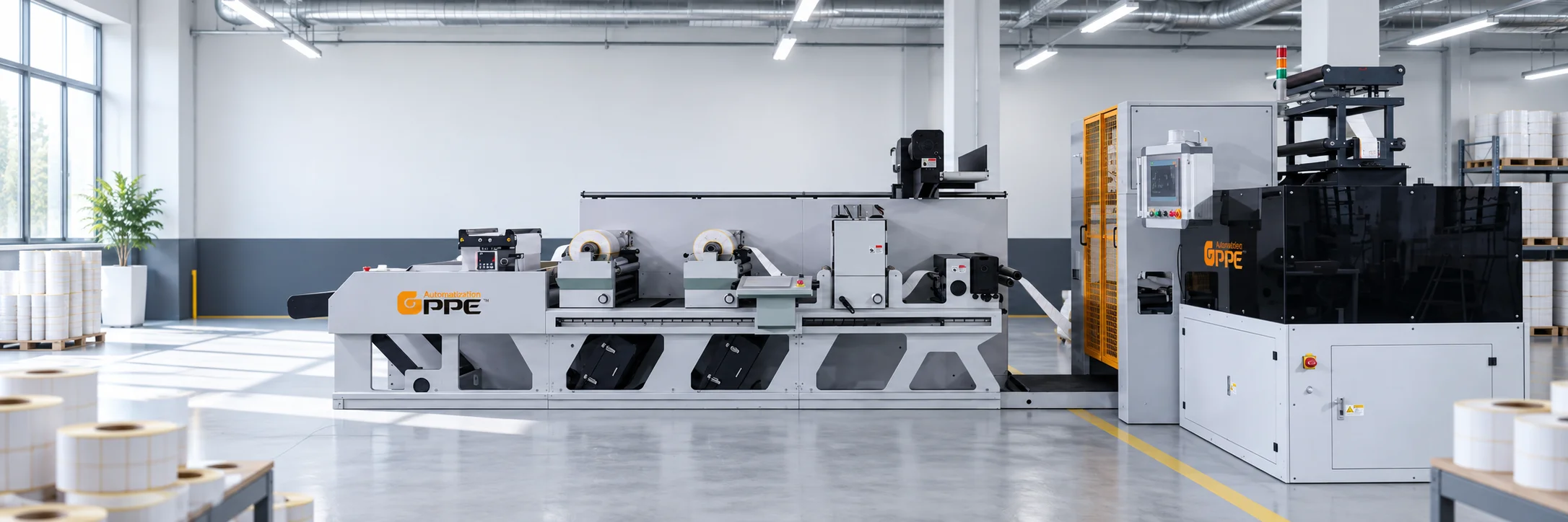 GPPE label printing and converting line